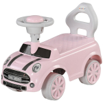 Vaiki&scaron;kas pasivažinėjimo automobilis, apsauga nuo apvirtimo, garso signalas, neslystanti sėdynė, vaikams nuo 1,5-3 metų, iki 25 kg, rožinis