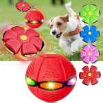 "Pet Toy" Skraidantis Kamuolys - Vaiki&scaron;kas Lauko Žaislas, Raudonas