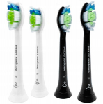 Elektrinio dantų &scaron;epetėlio antgalis "Philips Diamond Clean White" x2, "Diamond Clean Black" x2