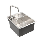 Plautuvė Anw Home 4050 Inox, sidabrinės spalvos, Inox