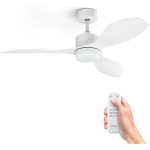UFESA Butan lubos užtikrintas ventiliatorius su &scaron;viesa - 30W - 6 greičių - ultra tylus - 3 mentės 122cm