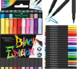 Faber-castell Black Edition 20 spalvų teptukiniai markeriai