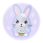 Ambition Junior stalo padėkliukas Betty ir Bunny, 35 x 35,5 cm