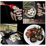 5 pakelių Nelipnus grilio kilimėlis orkaitės ir kepimo kilimėlis 40x33cm