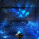 &bdquo;Black Star Sky&ldquo; projektorius &bdquo;Galaxy LED&ldquo; lubų projektoriaus lempa &bdquo;Star Sky Night Light&ldquo; žvaigždės projekcijos lemputė su &bdquo;Bluetooth&ldquo; laikmačiu Kalėdoms / vaikams Gif