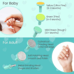 manikiūro, pedikiūro prietaisai,Kūdikių nagų kirpimo ma&scaron;inėlės su &scaron;viesa &ndash; saugi elektrinė kirpimo ma&scaron;inėlė