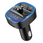 MP3 grotuvai, &bdquo;Bluetooth&ldquo; FM siųstuvas: automobilio radijo adapteris su 2 USB prievadais