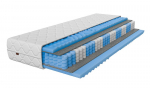 Ki&scaron;eninis čiužinys 120x200 HyperElastic Masažas 26 cm su patogiu H3 užvalkalu