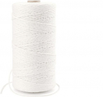 Medvilninis siūlas Mayqing, 1,5 mm x 200 m, baltas