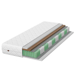 Matracas 120x200 ki&scaron;eninis su kokoso sluoksniu 26 cm ir Comfort užvalkalu H4/H5 PAT KOKOS