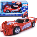 Spider-man automobilis su &scaron;viesos ir garso efektais, 15 cm