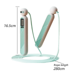 &Scaron;okinėjimo virvės, skaitmeninė &scaron;okinėjimo virvė: reguliuojamas belaidis ry&scaron;ys su kalorijų skaitikliu fitnesui, riebalų metimui, treniruotėms sporto salėje