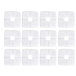 Dog bowls, pet food containersCat Water Fountain Filters: 12PCS Activated Carbon Replacement for Square Fountains