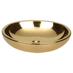 Apvalus praustuvas 50 x 38 x 14 cm, aukso