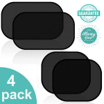 Automobilių aksesuarai-4vnt Automobilių elektrostatinė plėvelė, apsauganti nuo saulės &scaron;oninio lango apsaugos nuo saulės