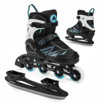 ATTABO 2 in1 vaiki&scaron;kos pačiūžos/riedučiai Kylo blue L (38-41), Universalios
