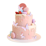 Aplikacijos, dekoracijos, lipdukai, 40 vnt Butterfly Cupcake Toppers - Mi&scaron;rūs dydžiai gimtadienio ir vestuvių dekoravimui, Stilius: 1 stilius;