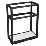 Praustuvo laikiklis 40 x 22 x 50 cm, matinis juodas