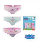 Kelnaitės mergaitėms Peppa Pig, įvairių spalvų, 3 vnt.