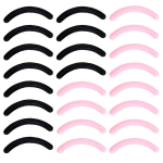 Netikros blakstienos, riektukai,24Curler Refills Blakstienų rietiklio papildymo pagalvėlės Silikoninės gumos riektukų keitimo papildymo pagalvėlės, tipas:style2;