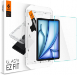 Spigen Glas.tr Ez Fit apsauginis stiklas, suderinamas su Ipad Air 11 colių M3 (2025), Ipad Air 11 colių M2 (2024), montavimo &scaron;ablonas, kri&scaron;tolo skaidrumo, 9h plėvelė