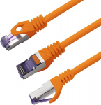 1attack.de Cat.7 tinklo kabelis, Cat7 Poe+ ethernet kabelis, tinklo / interneto / Dsl / modemo / mar&scaron;rutizatoriaus / &scaron;akotuvo pataisos kabelis, Lan kabelis, neapdorotas kabelis, 10 Gb/s (sftp Pimf), rinkinys: pataisos kabelis su Rj 45 jungtimi, Cat.6a