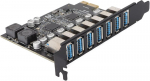 Ashata 7 prievadų Pcie Usb 3.2 plėtimosi kortelė, 5gbps