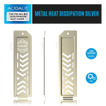 Acidalie ps5 slim m.2 ssd heatsink'as i&scaron;plėtimo lizdas | metalinis dangtelis su &scaron;ilumos i&scaron;sklaidymo anga
