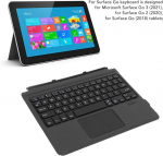 Estink belaidė bt klaviatūra, skirta surface go su jutikliniu kilimėliu, skirta microsoft surface go 3 2021, surface go 2 2020, surface go 2018