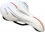 Selle Montegrappa dviračio balnelis, miesto balnelis, mtb balnelis, odinis, moteri&scaron;kas, vyri&scaron;kas, xc 1370 argo baltos spalvos, skirtas dviračiams, miesto dviračiams, kalnų dviračiams, trekking dviračiams, pagamintas Italijoje