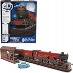 4d Build - Harry Potter Hogwarts Express 3d magi&scaron;kas geležinkelio dėlionė, pagaminta i&scaron; auk&scaron;tos kokybės kartono, 181 detalė, skirta magi&scaron;kų nuotykių serijos gerbėjams nuo 12 metų
