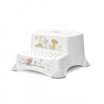 Dvigubas vonios laiptelis Lorelli Disney Royal Lion, baltas