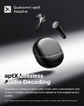 Soundpeats Air5 Bluetooth ausinės, Hi-res/aptx Adaptive Lossless/snapdragon Sound ausinės, pusiau į ausį įstatomos Bluetooth 5.4 ausinės su 13 mm dinaminiu garsiakalbiu, speciali programėlė, 30 valandų atkūrimo laikas