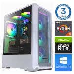 Kompiuteris INTOP Ryzen 5 5500 16GB 500SSD M.2 NVME+2TB RTX3050 6GB WIN11