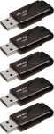 USB laikmena Pny Attach&eacute; 4 Usb 2.0 atmintinės, 16gb, 5 vnt., juodos