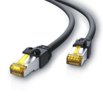 Csl tinklo kabelis Cat 7, 1.0m, Rj45, juodas