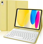 Jademall Klaviatūra Ipad Air 11 m2 - Belaidė klaviatūra, skirta Ipad Air 11 m2 2024/air 11 m3 2025, apsauginis dėklas su pie&scaron;tuko laikikliu, Qwertz vokiečių