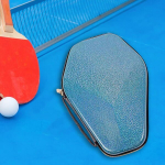 Harilla stalo teniso raketės dėklas 2 stalo teniso raketėms su rankena, prakti&scaron;kas pickleball raketės dėklas sportinėms varžyboms