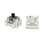 Gateron 5 kontaktų G Black Pro 3.0 jungikliai, i&scaron; anksto sutepti 3 kontaktų Rgb Smd linijiniai mechaninei žaidimų klaviatūrai (108 vnt. pakuotė, Pro Black 3.0)