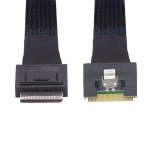 Chenyang Sff-8611 8i į Sff-8654 8i 8x Oculink Pcie Pci-express Slimline Ssd duomenų aktyvus kabelis 50 cm