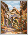 Schipper 609240878 Pie&scaron;imas pagal skaičius &ndash; kaimo dujos &ndash; paveikslų pie&scaron;imas suaugusiems, įskaitant teptuką ir akrilinius dažus 24 x 30 cm