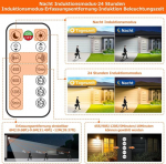 Meikee 15 W led prožektorius su judesio davikliu, nuotolinio valdymo pultu, 2700 K &scaron;ilta balta &scaron;viesa, 150&ndash;1200 lm, lauko led prožektorius, ip66 atsparus vandeniui priekinis žibintas, lauko &scaron;viestuvas sodui, garažui, sporto aik&scaron;telei 2