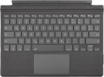 Rii Surface klaviatūra, skirta Surface Pro 7 Plus/pro 7 / Pro 6 / Pro 5 / Pro 4 / Pro 3, Bluetooth 5.2 klaviatūra su jutikliniu kilimėliu ir 7 spalvų ap&scaron;vietimu &ndash; pilka (qwertz, voki&scaron;kas i&scaron;dėstymas)