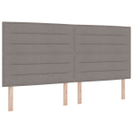 vidaXL Galvūgalis Taupe 200 cm audinys