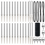 Euro Tvoros su 13 Dygliuotų Pagrindų 0.6x50 m Cinkuotas Plienas Pilka