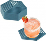 Mikomo Padėkliukų rinkinys, 12 vnt., gėrimams, modernaus dizaino, padėkliukai stiklinėms, baro reikmenys, dekoratyvinis namų akcentas, alaus padėkliukai, įkurtuvių dovana, namams, 12 cm x 14 cm, lauko, stikliniai padėkliukai, plaunami