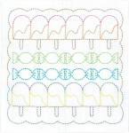 Olympus Thread Sashiko Hana Fukin Pop Designs Žvakių audinio marginimo siuvinėjimo rinkinys