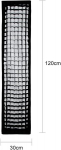 Godox Grid Softbox Strip Softbox juostinis softboksas korėtas gaubtas Bowens laikiklis, skirtas foto studijai