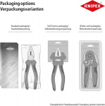 Knipex 97 49 63 &scaron;tampai saulės kabelių jungtims, juodi, 4/6 mm