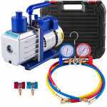 Vevor 4.8cfm vakuuminis siurblys 1/3hp, 250ml, 12.7x27.9x22.9cm